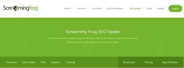 screaming frog Screaming Frog